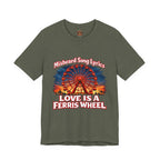 Love is a Ferris Wheel T-Shirt — Misheard Lyrics Tee Love is a Battlefield by Pat Benatar