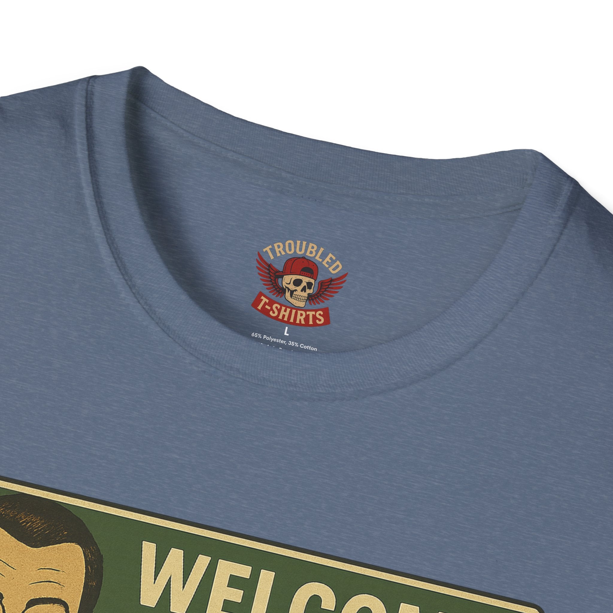 Welcome to Mexico Corvette T-Shirt — Vintage Road Trip Tee with 'Sponsored by GoPro' Sign