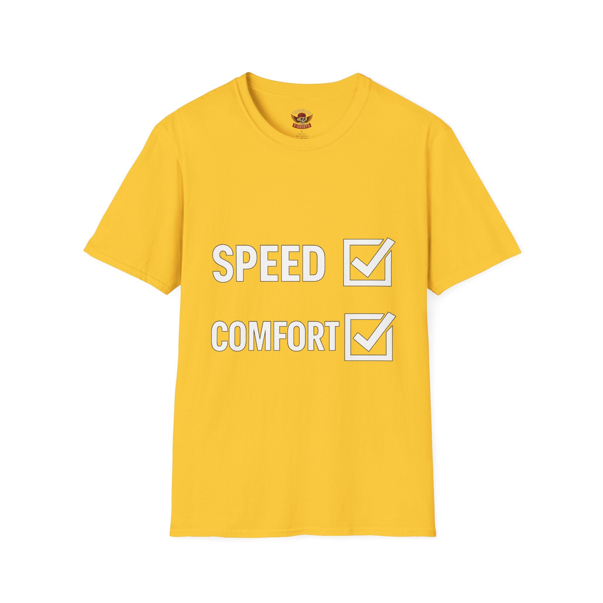 Speed & Comfort T-Shirt – Checked Boxes Racing Lifestyle Tee