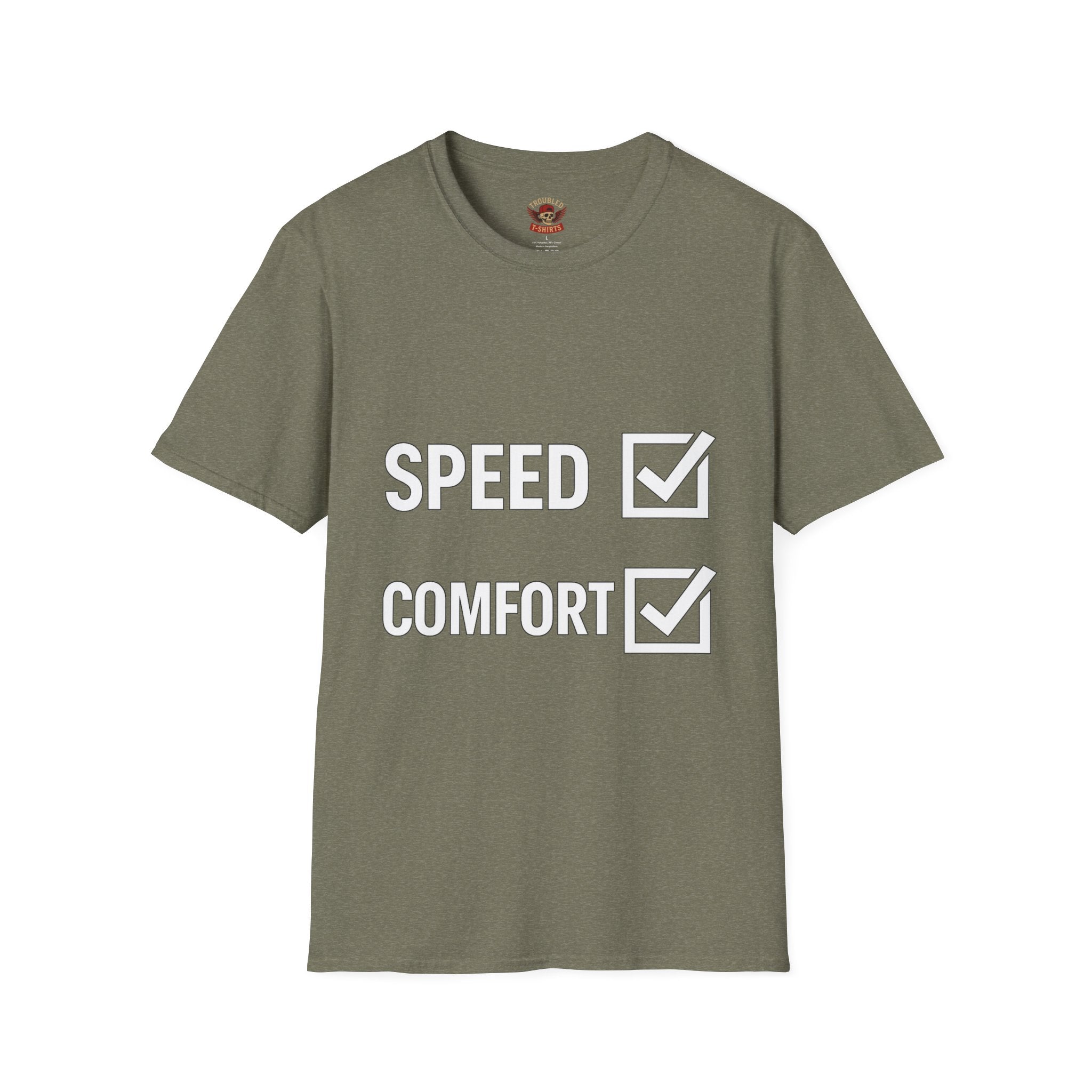 Speed & Comfort T-Shirt – Checked Boxes Racing Lifestyle Tee