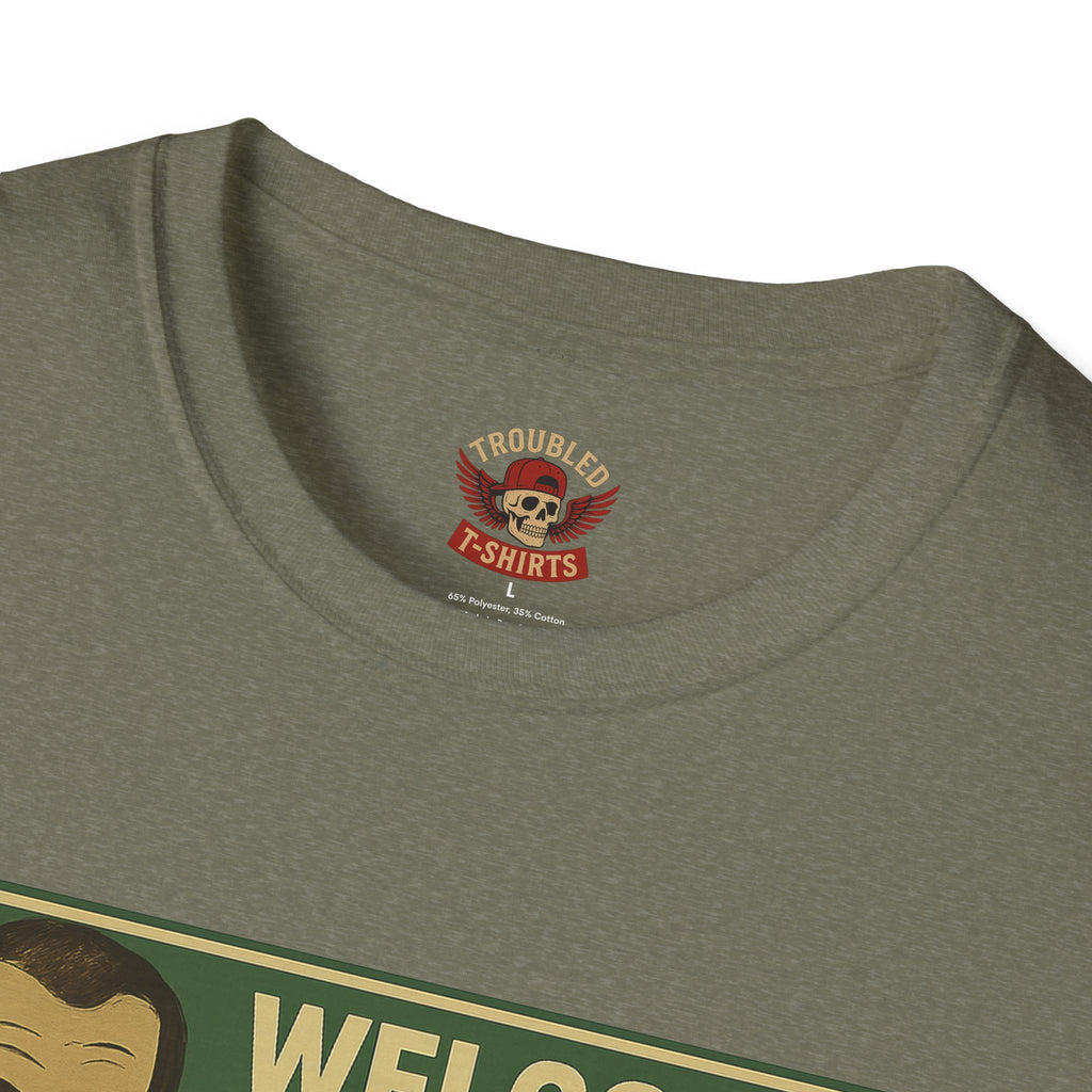 Welcome to Mexico Porsche T-Shirt — 'Welcome to Mexico' Sign Graphic Tee