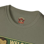 Welcome to Mexico Porsche T-Shirt — 'Welcome to Mexico' Sign Graphic Tee