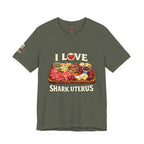 Shark Uterus “I Love Shark Uterus” Charcuterie Foodie Tee