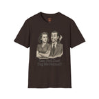 Vintage Couple T‑Shirt — "Can You Just Hug Me Normal?" Retro Humor Tee
