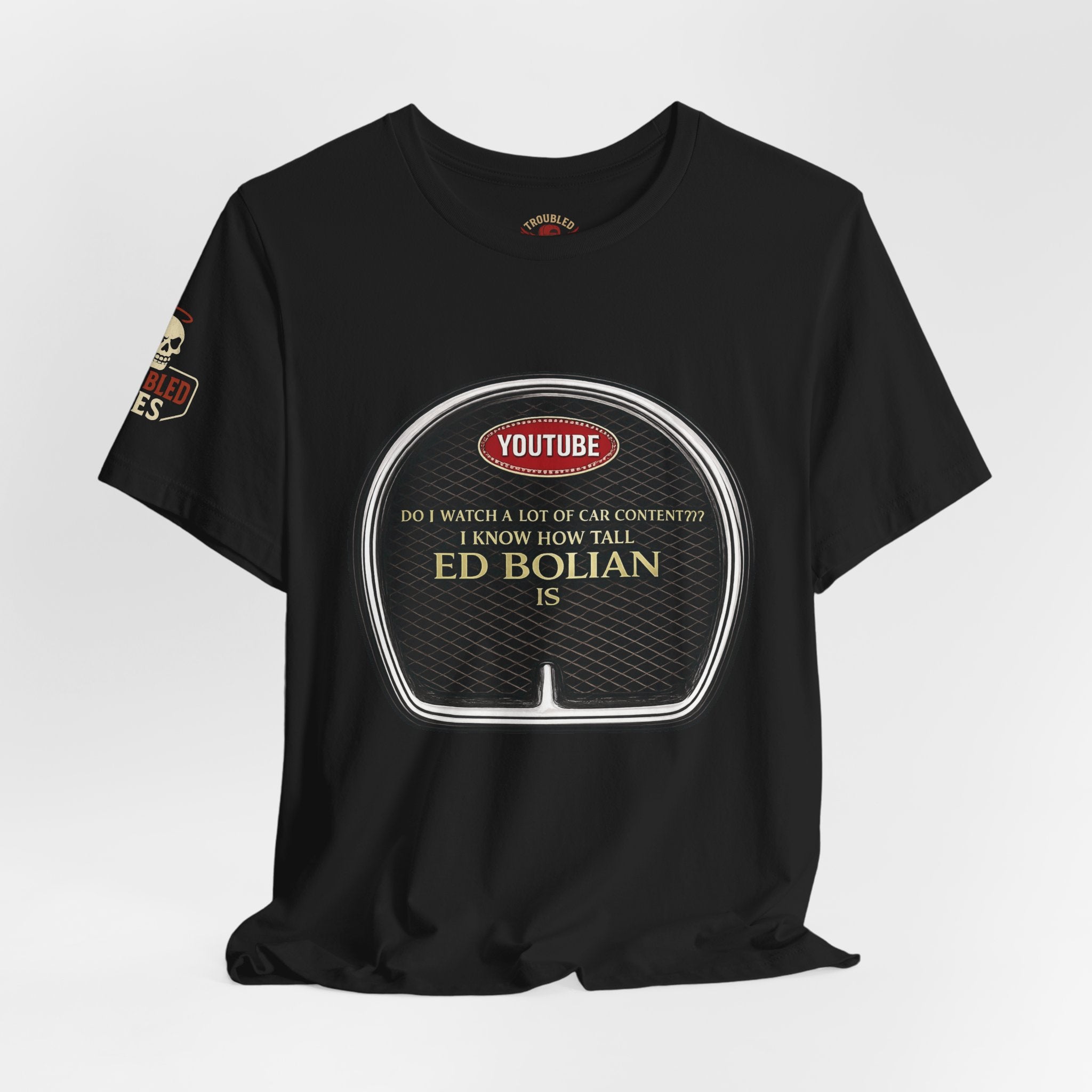 Ed "Too Tall" Bolian Hypercar Tee — 'Almost Too Tall for Hypercars'