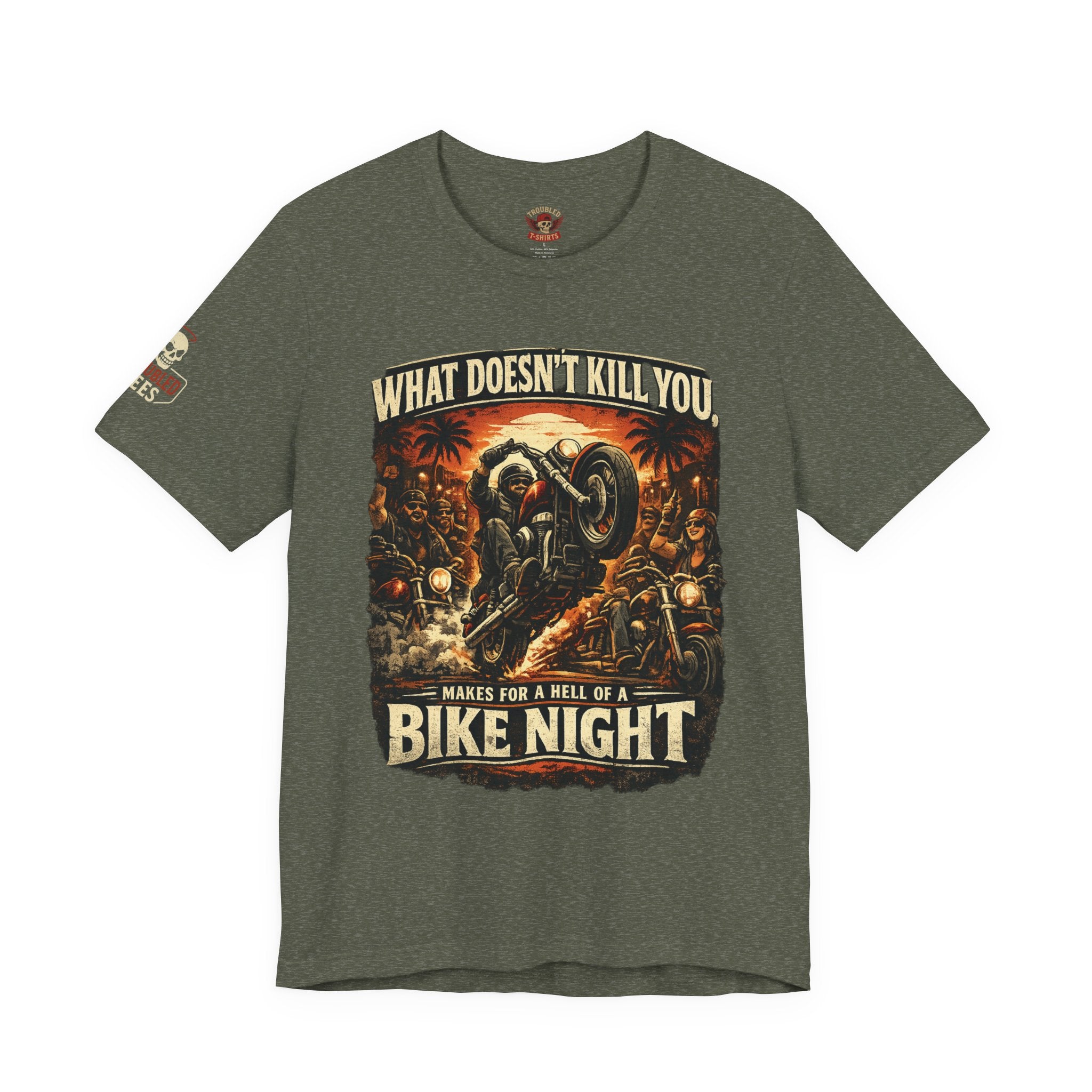 Funny Motorcycle Night Tee — Motorcycle Bike Night T-Shirt