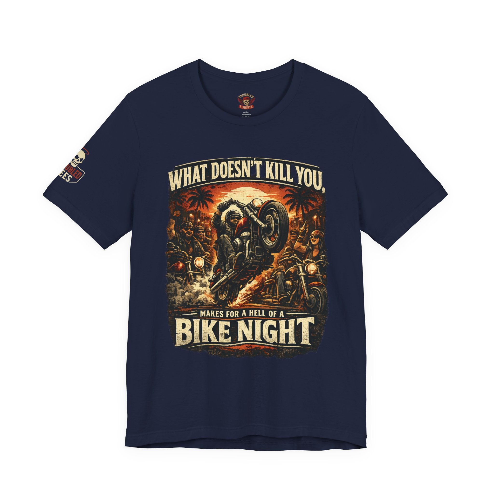Funny Motorcycle Night Tee — Motorcycle Bike Night T-Shirt