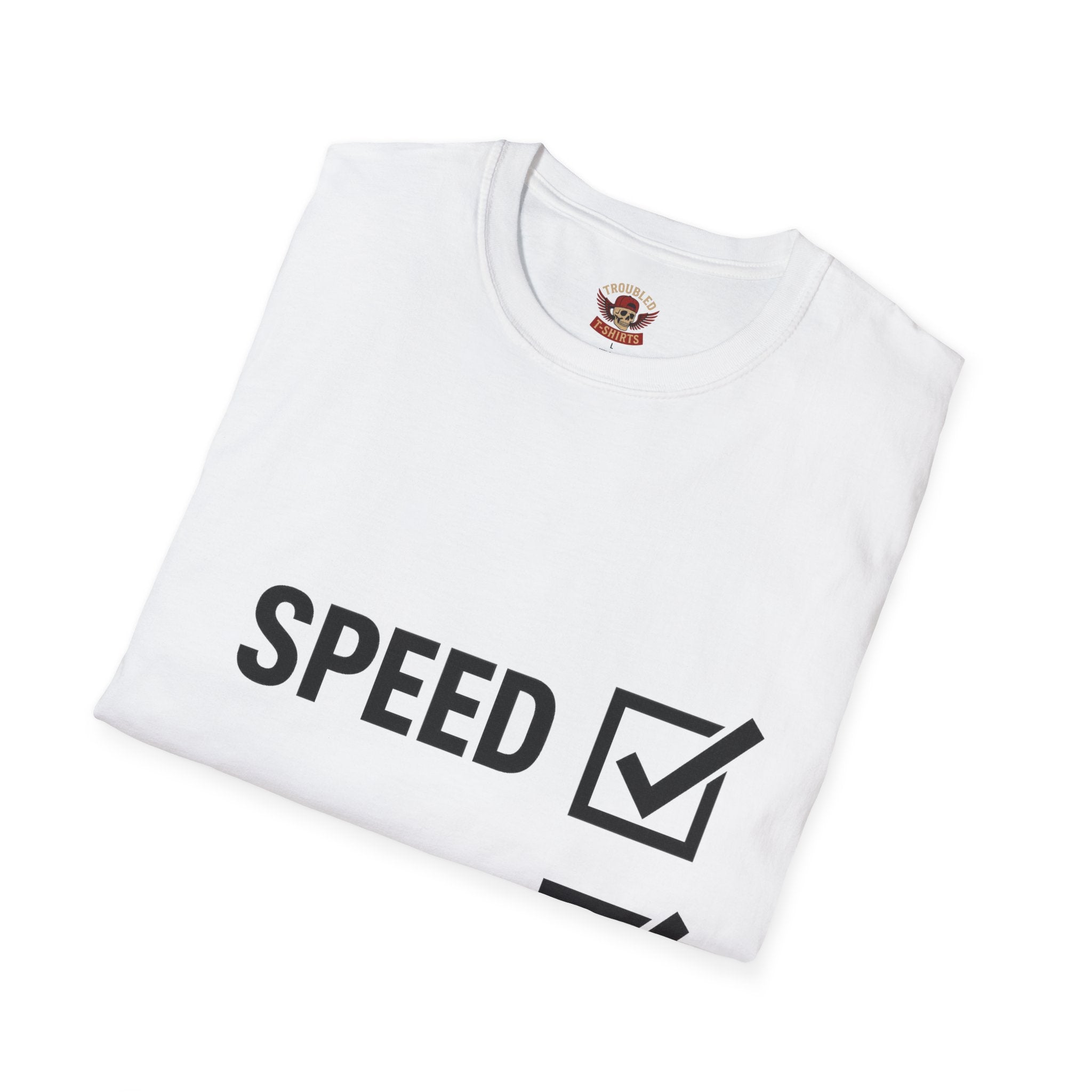 Speed & Comfort T-Shirt – Checked Boxes Racing Lifestyle Tee