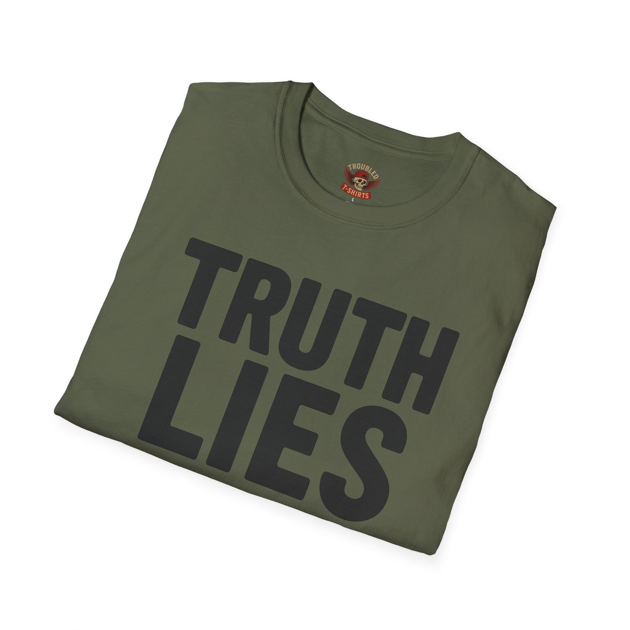 Truth, Lies & GoPro Footage T-Shirt — Funny Statement Tee for Videographers