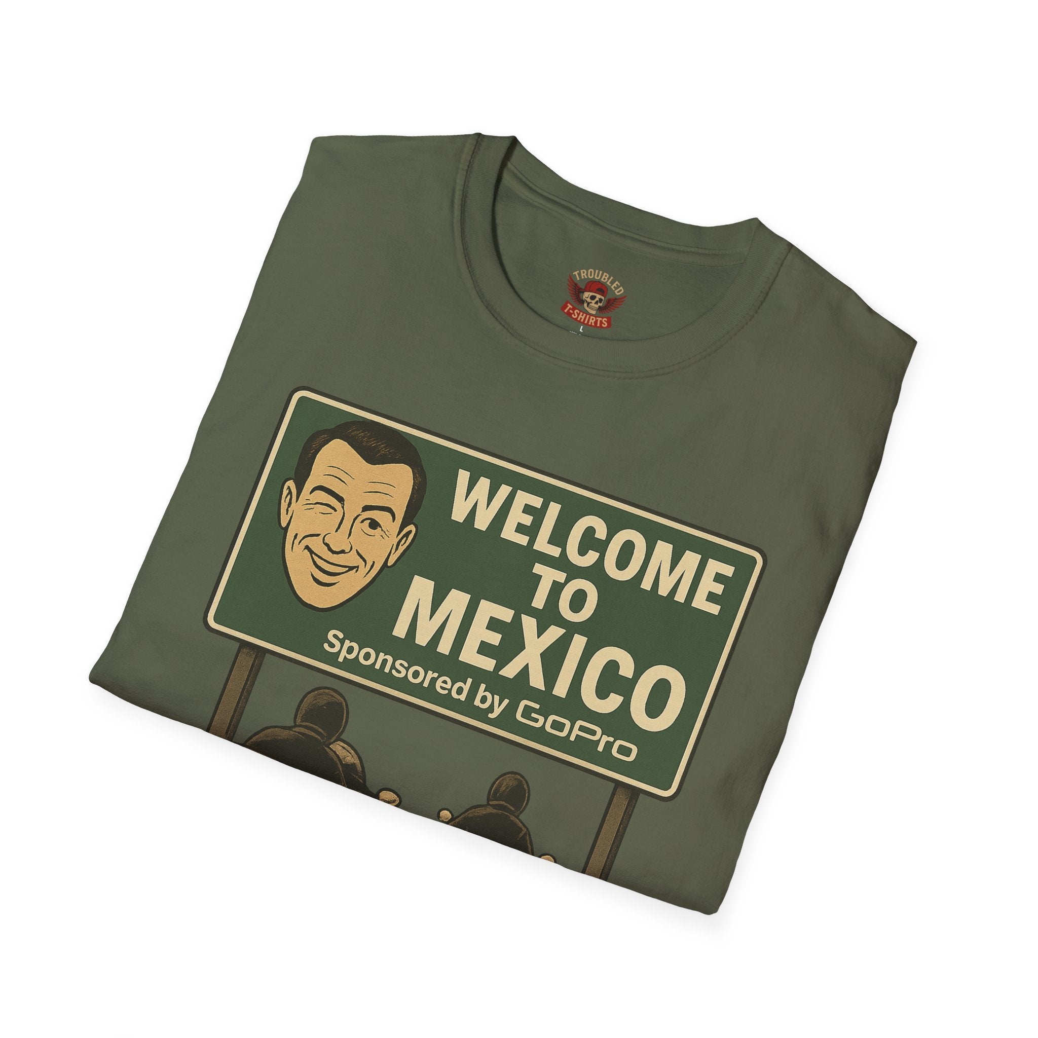 Welcome to Mexico Motorcycle T-Shirt — Vintage Ride Graphic Tee