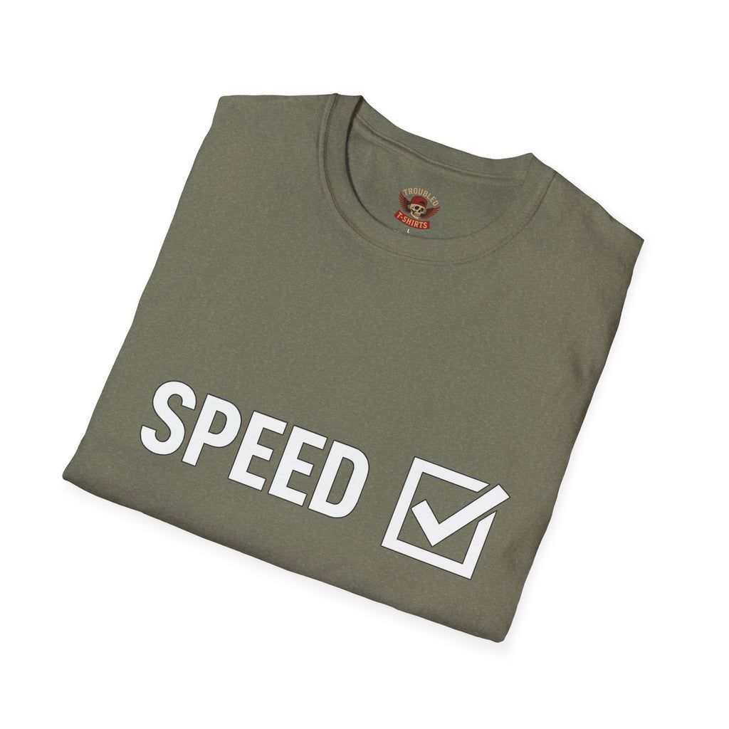 Speed & Comfort T-Shirt – Checked Boxes Racing Lifestyle Tee