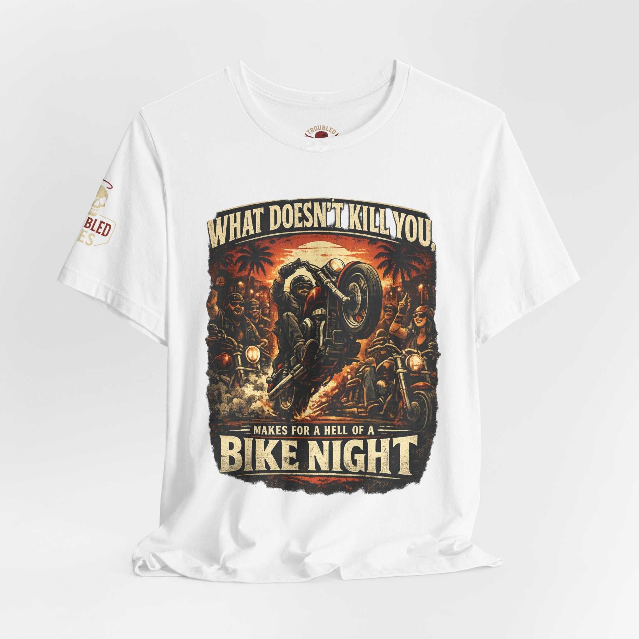 Funny Motorcycle Night Tee — Motorcycle Bike Night T-Shirt
