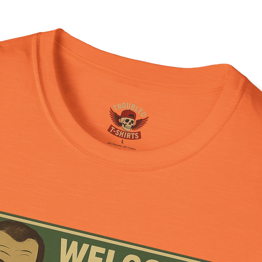 Welcome to Mexico Porsche T-Shirt — 'Welcome to Mexico' Sign Graphic Tee