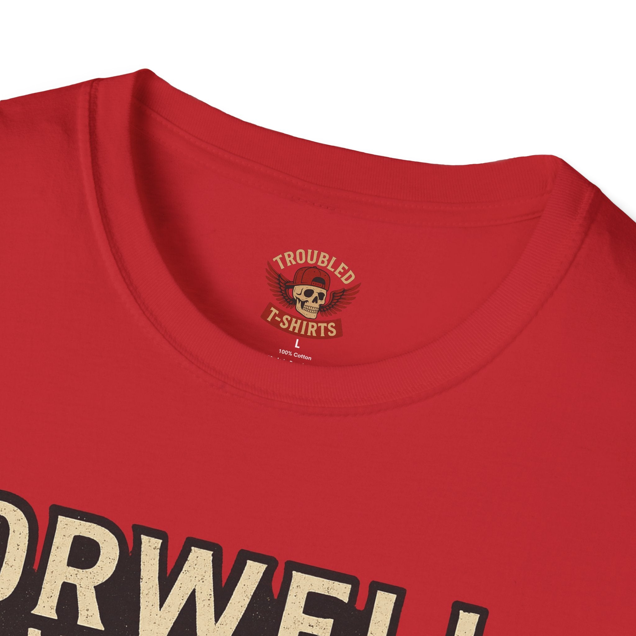Orwell Was an Optimist T-Shirt — Dystopian Skull & Mushroom Cloud Graphic Tee