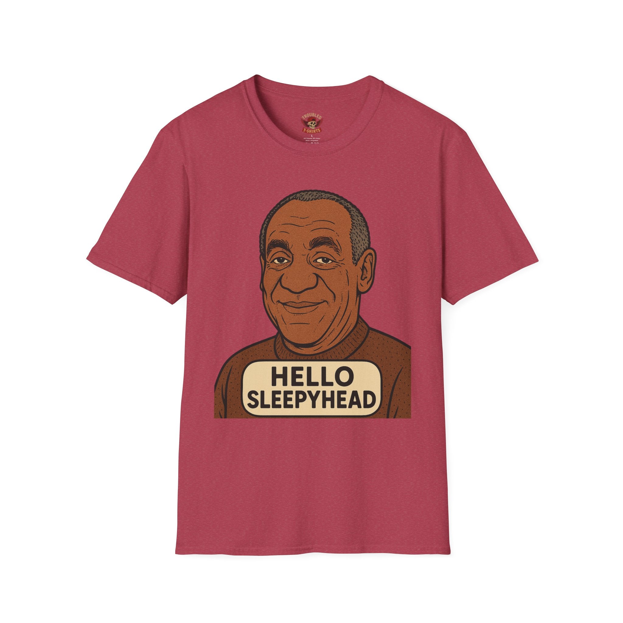 Hello Sleepyhead T-Shirt — Funny Retro Portrait Graphic Tee