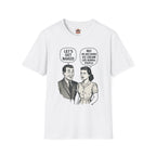 Retro Comic 'Let's Get Naked / We Are Having Ice Cream Like Normal People' Funny Graphic Tee