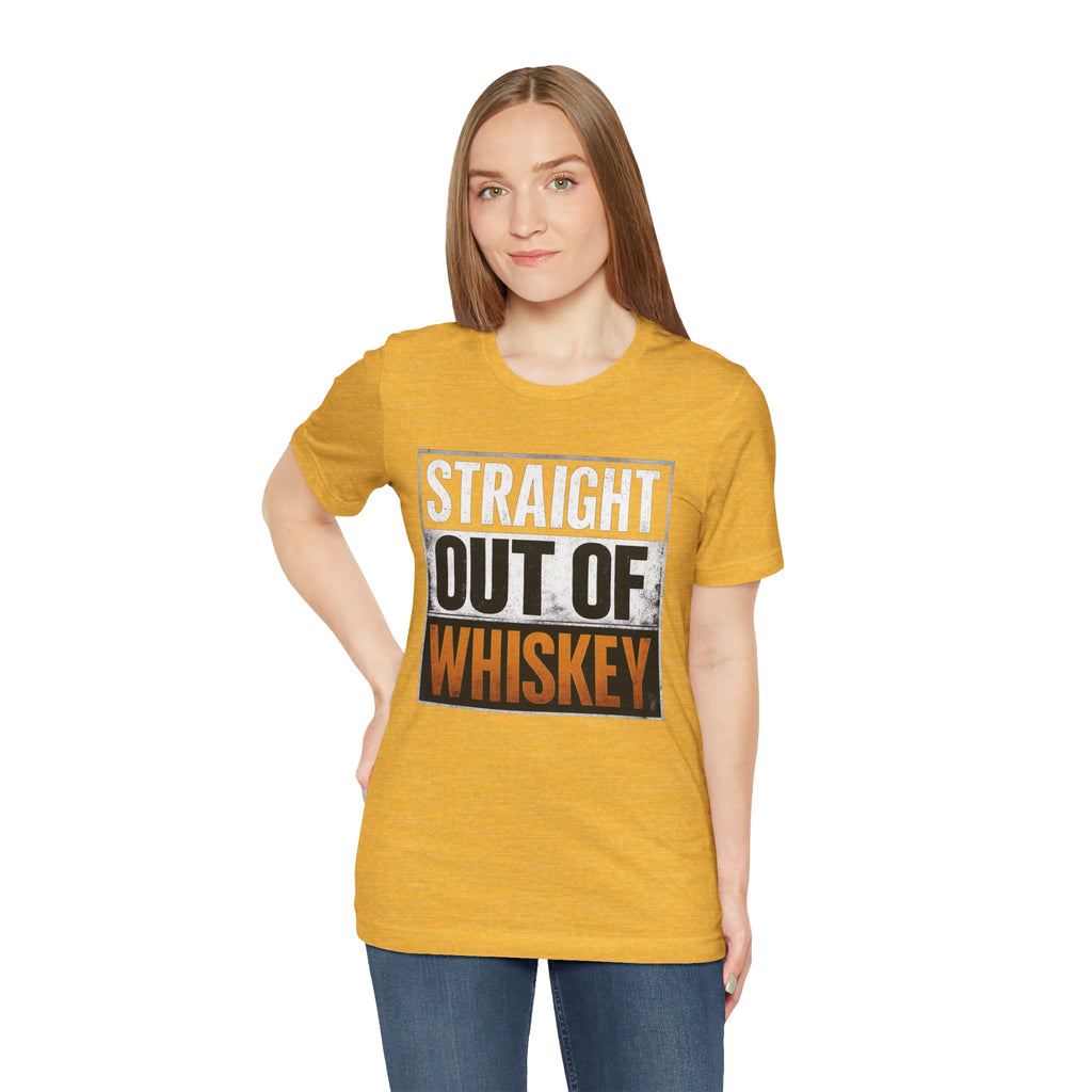 Straight Out of Whiskey T-Shirt — Parody Straight Out of Compton Tee