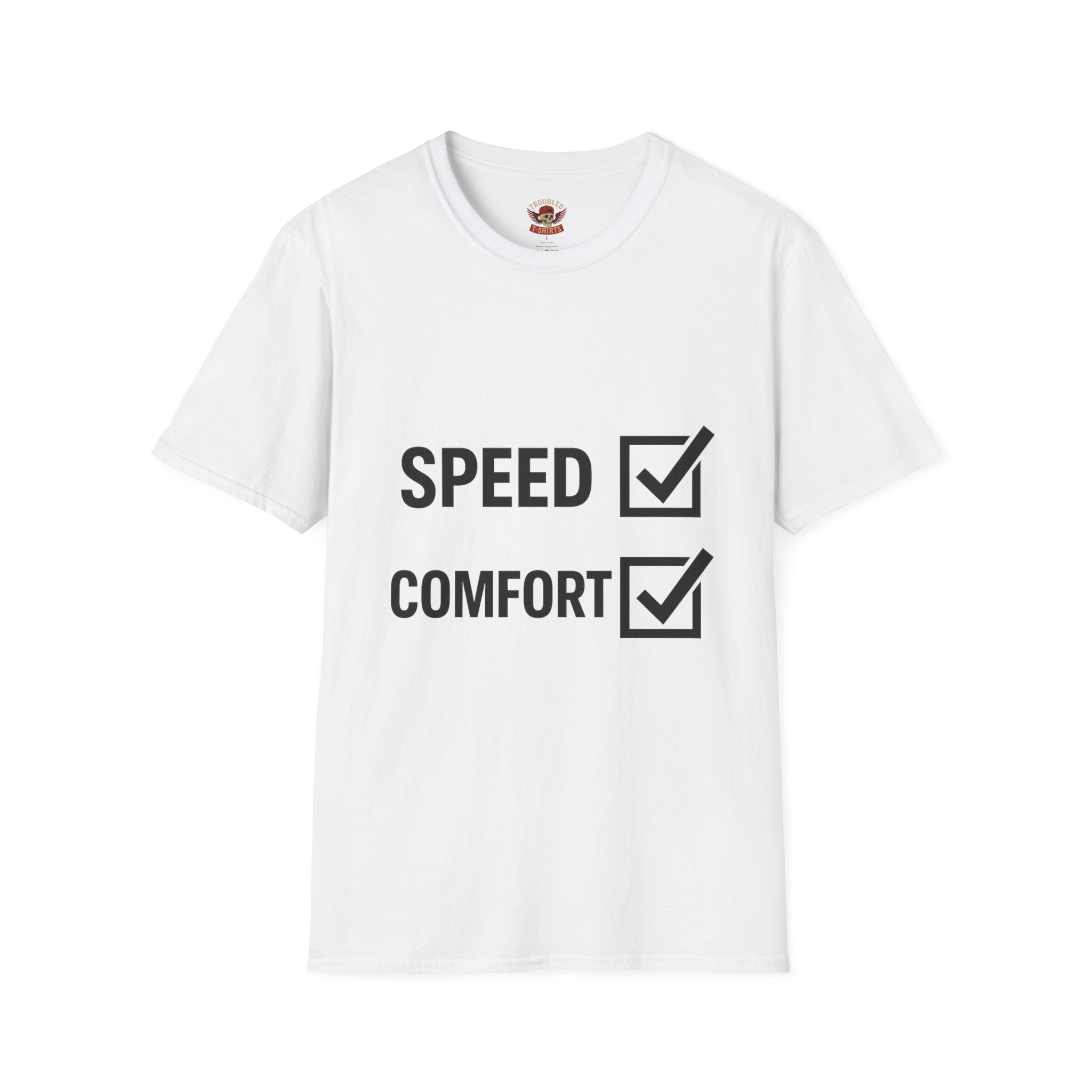 Speed & Comfort T-Shirt – Checked Boxes Racing Lifestyle Tee