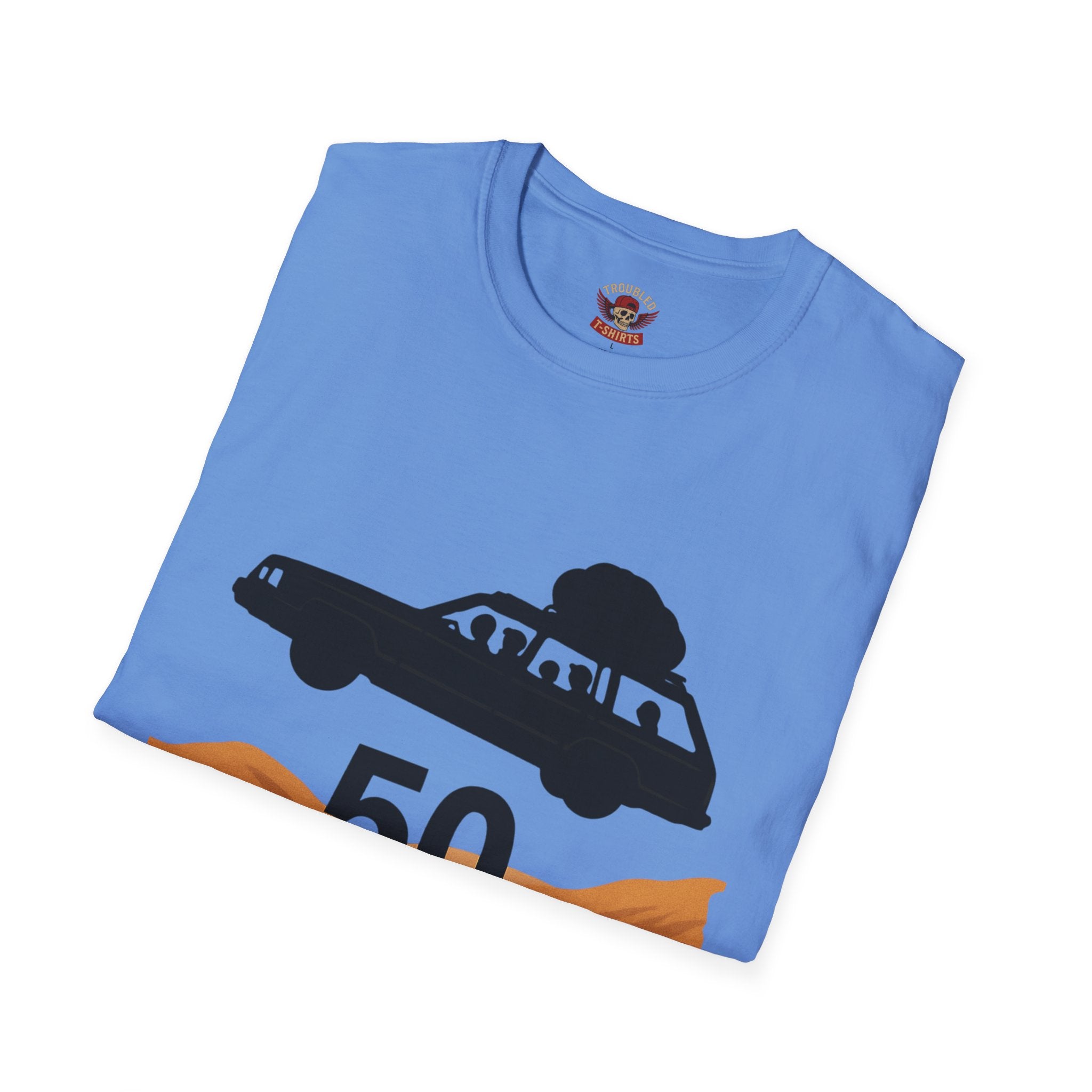 50 Yards Road Trip T-Shirt — Vintage Wagon Graphic Tee