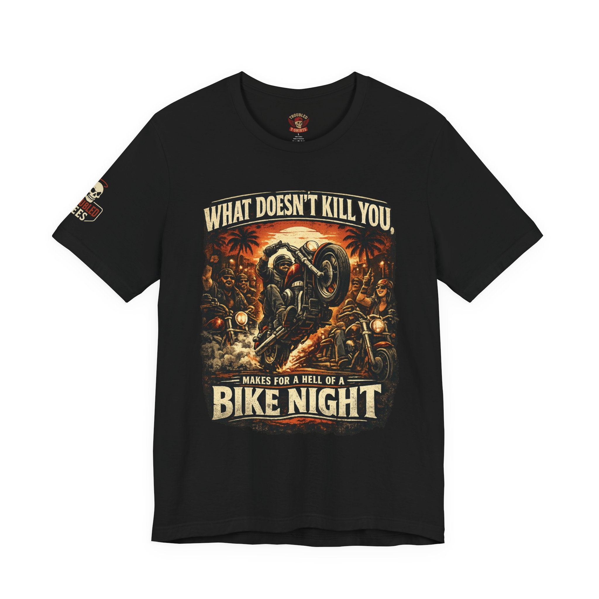 Funny Motorcycle Night Tee — Motorcycle Bike Night T-Shirt
