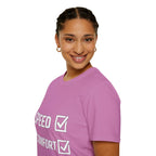 Speed & Comfort T-Shirt – Checked Boxes Racing Lifestyle Tee