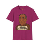Hello Sleepyhead T-Shirt — Funny Retro Portrait Graphic Tee