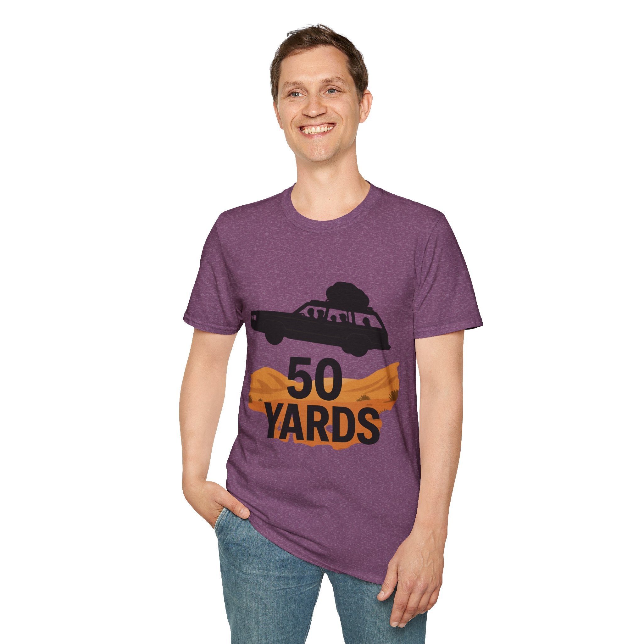 50 Yards Road Trip T-Shirt — Vintage Wagon Graphic Tee