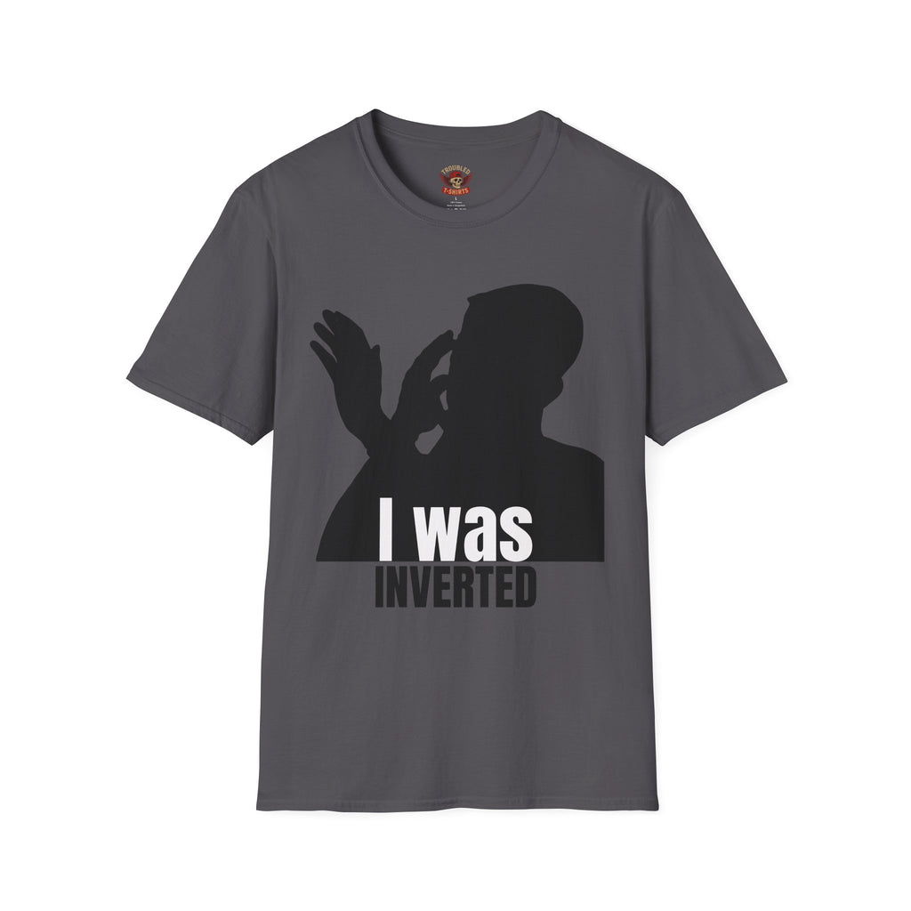 I Was Inverted T-Shirt — Retro Silhouette Graphic Tee