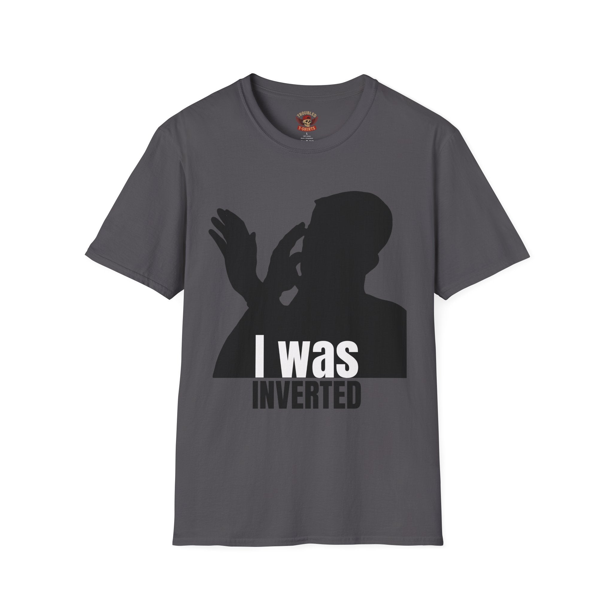 I Was Inverted T-Shirt — Retro Silhouette Graphic Tee