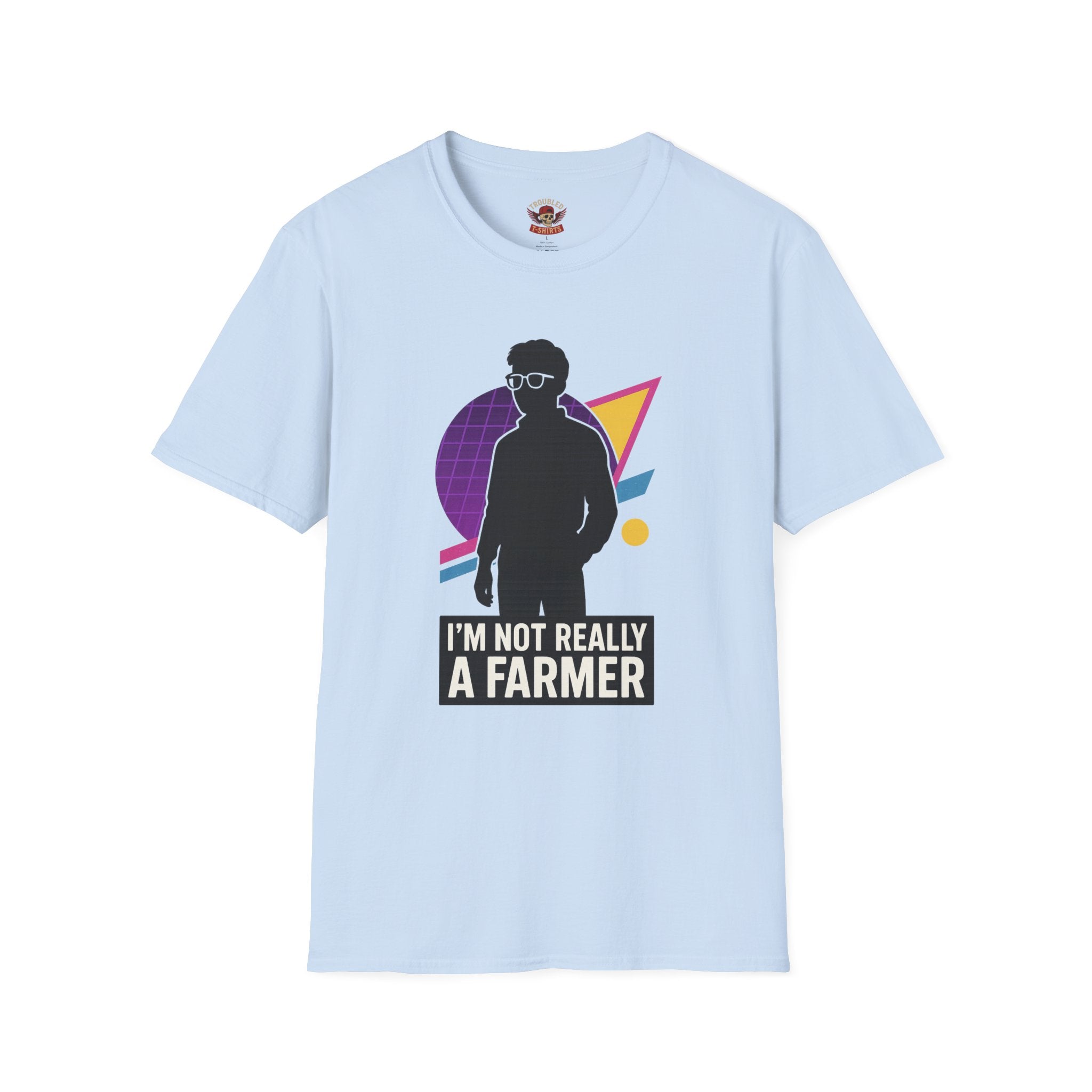 I'm Not Really a Farmer T-Shirt — Retro Silhouette Graphic Tee