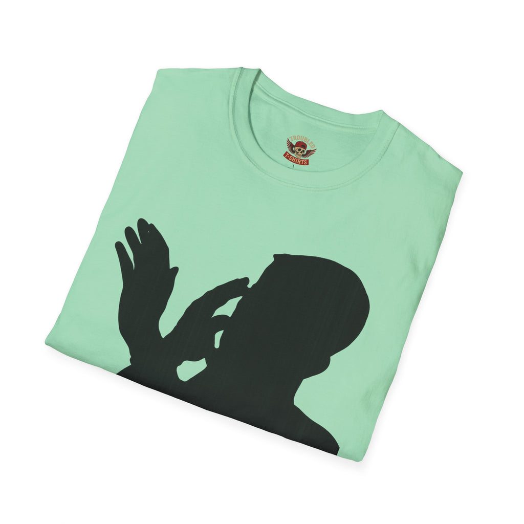 I Was Inverted T-Shirt — Retro Silhouette Graphic Tee