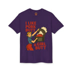 Retro BBQ T‑Shirt — "I Like Pork Butt & Girl Butt" Vintage BBQ Humor Tee