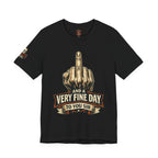 Polite Middle Finger T‑Shirt — Funny Sarcastic Graphic Tee