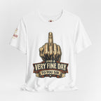 Polite Middle Finger T‑Shirt — Funny Sarcastic Graphic Tee