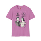 Retro Comic 'Let's Get Naked / We Are Having Ice Cream Like Normal People' Funny Graphic Tee