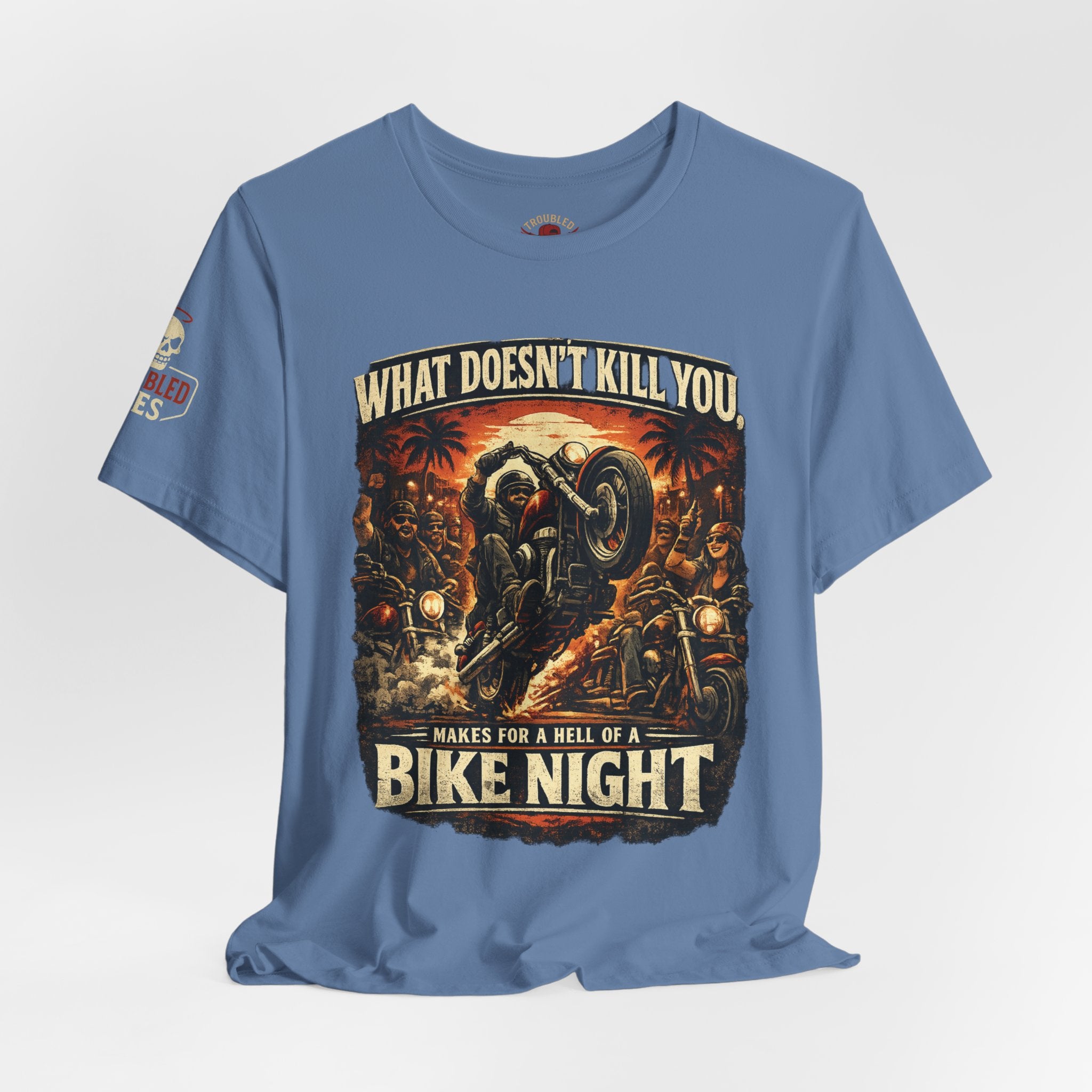 Funny Motorcycle Night Tee — Motorcycle Bike Night T-Shirt