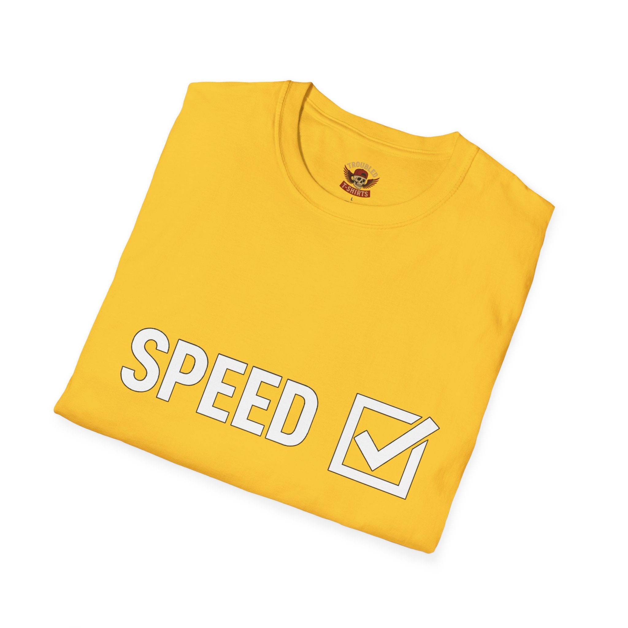 Speed & Comfort T-Shirt – Checked Boxes Racing Lifestyle Tee