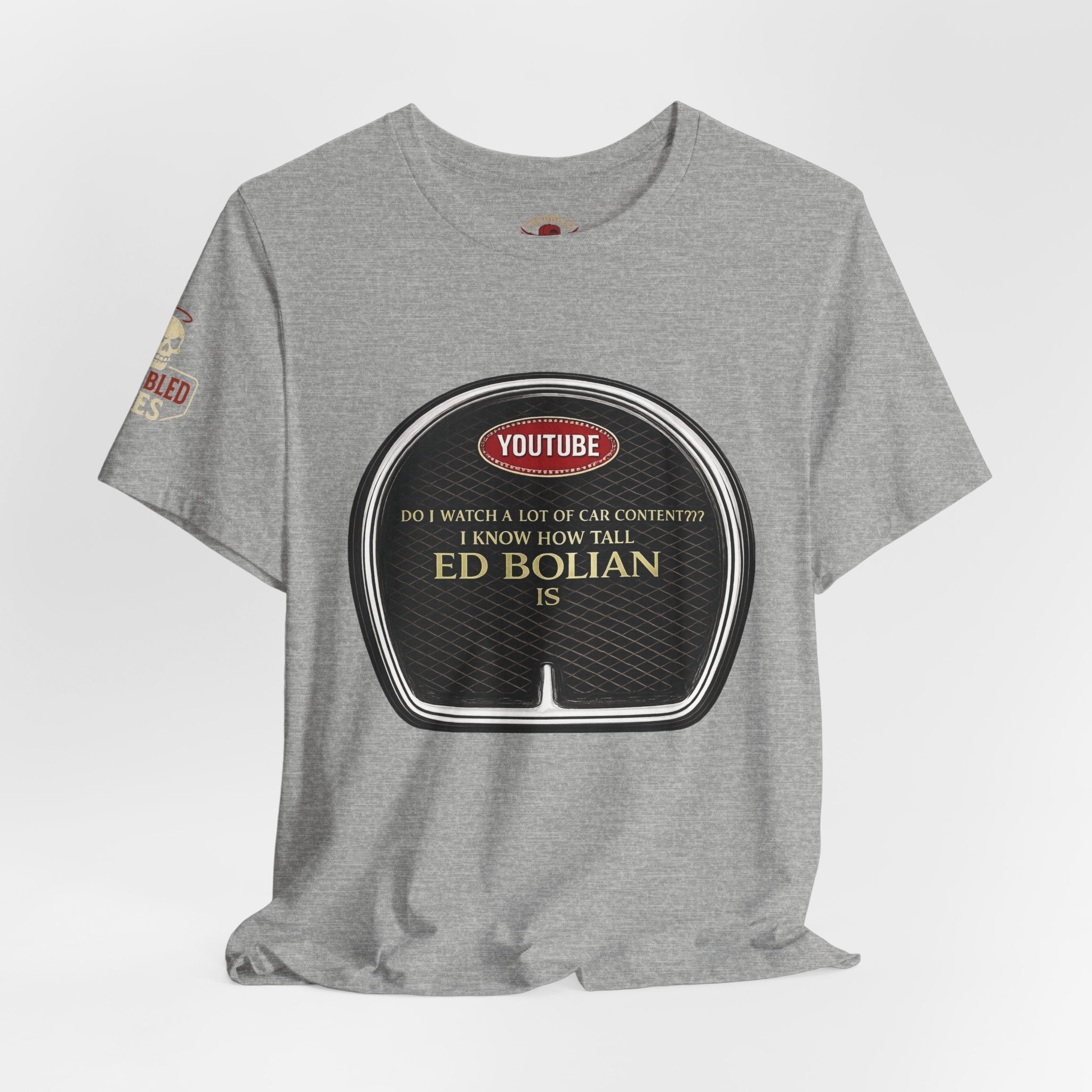 Ed "Too Tall" Bolian Hypercar Tee — 'Almost Too Tall for Hypercars'
