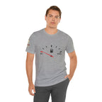 I Am Far From Normal Gas Gauge T-Shirt — Funny Retro Car Quote Tee