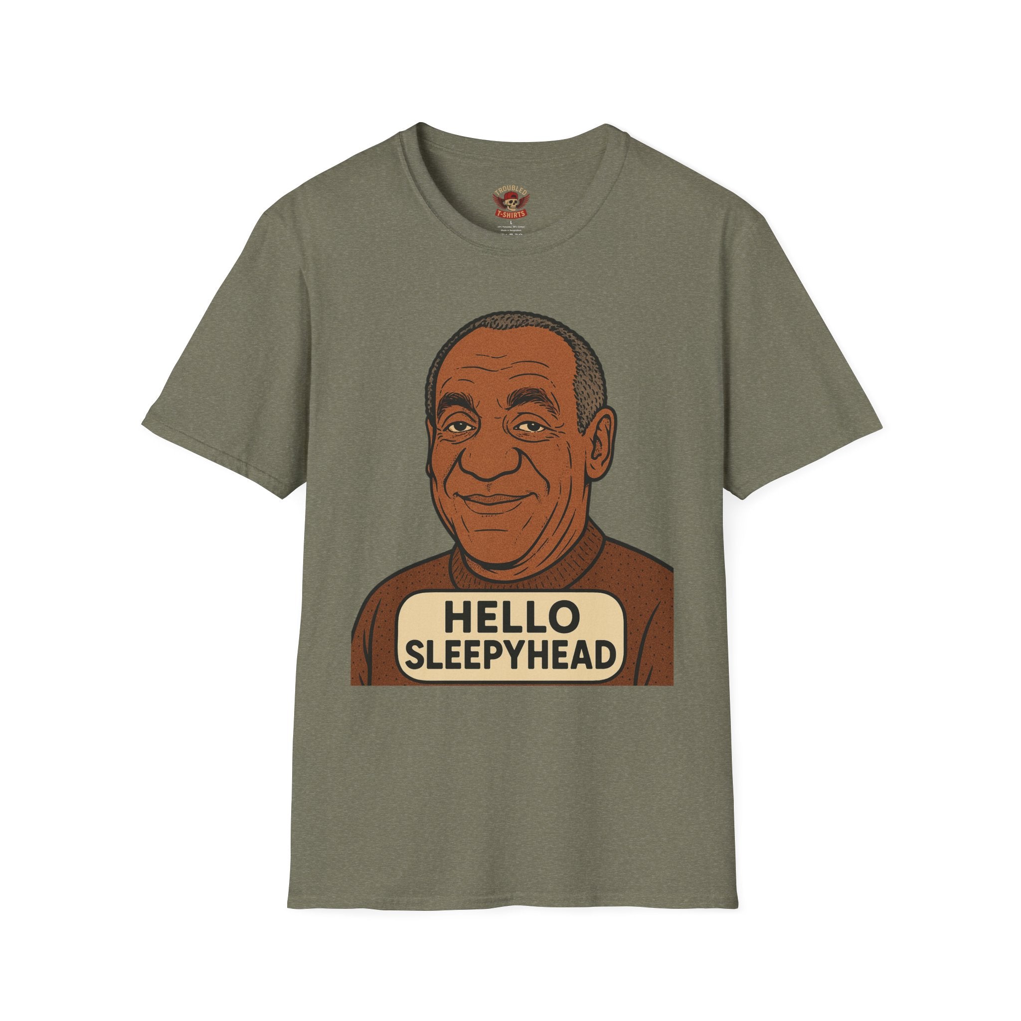 Hello Sleepyhead T-Shirt — Funny Retro Portrait Graphic Tee