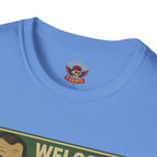 Welcome to Mexico Porsche T-Shirt — 'Welcome to Mexico' Sign Graphic Tee