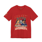"Safety Is a Myth" T-Shirt — Funny Vintage Propaganda Poster Tee