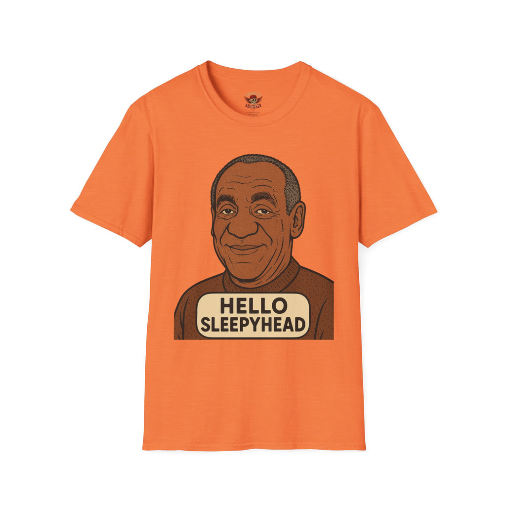 Hello Sleepyhead T-Shirt — Funny Retro Portrait Graphic Tee