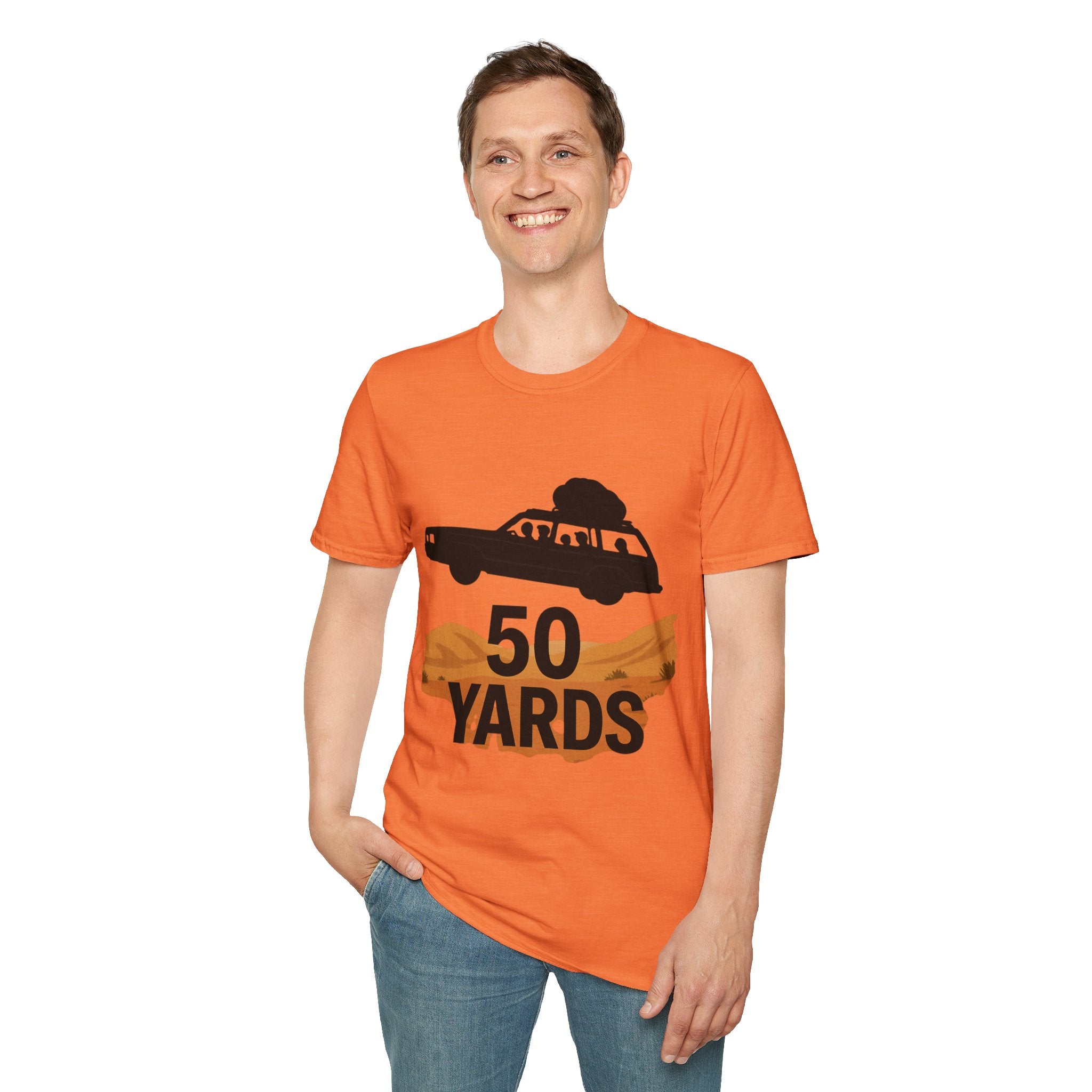 50 Yards Road Trip T-Shirt — Vintage Wagon Graphic Tee