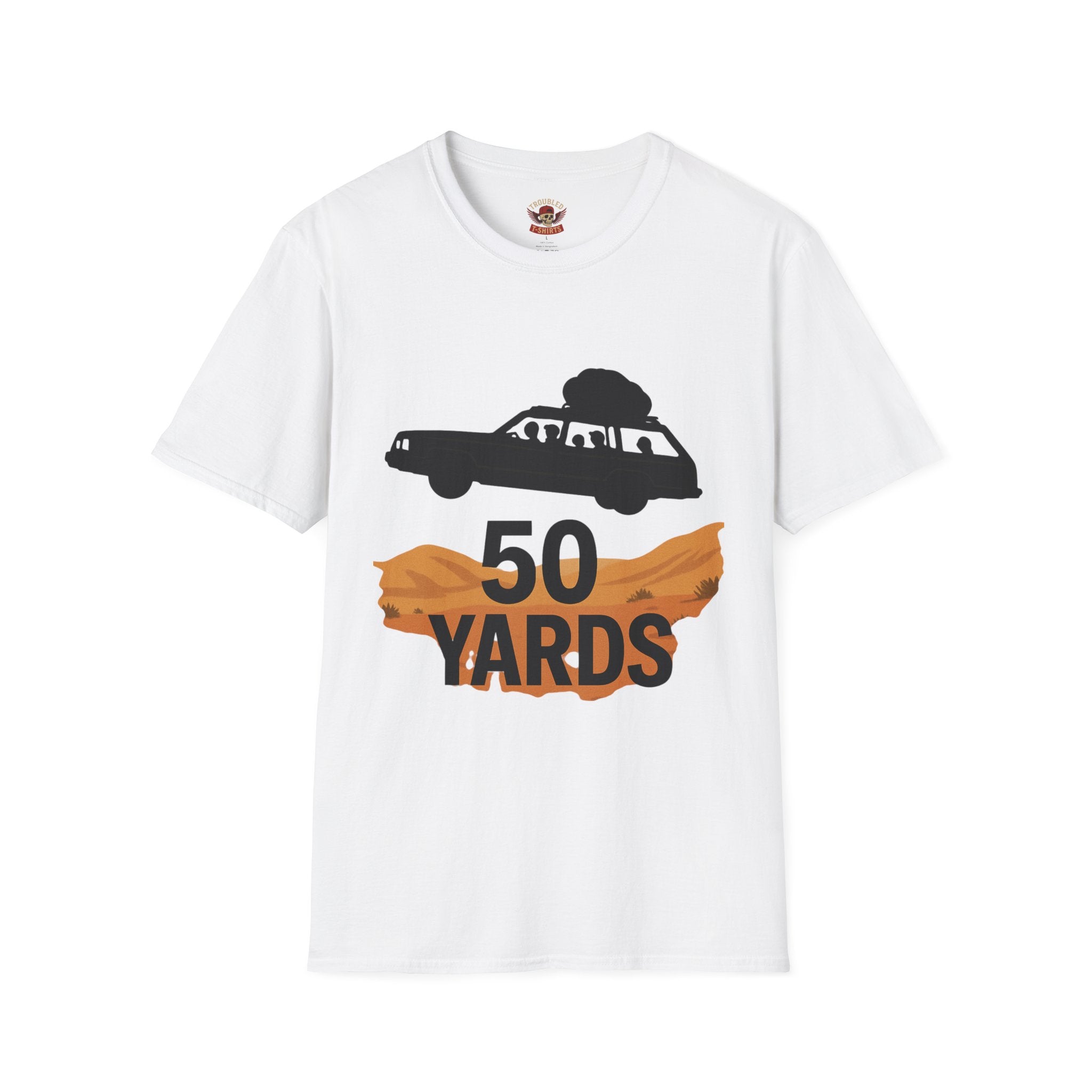 50 Yards Road Trip T-Shirt — Vintage Wagon Graphic Tee