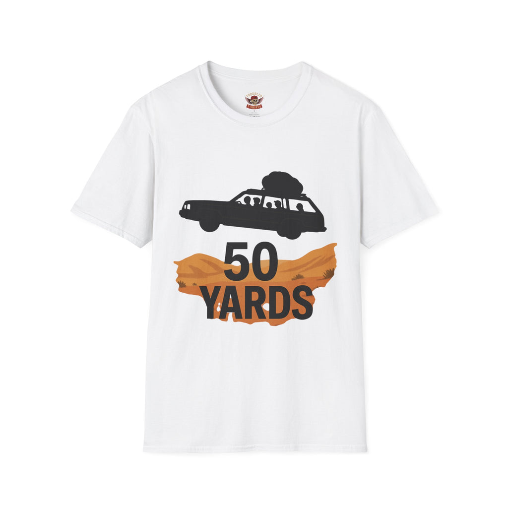50 Yards Road Trip T-Shirt — Vintage Wagon Graphic Tee
