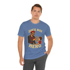 Funny Dad T-Shirt — "Dad Is a Rock Star" Juicebox Dad Tee