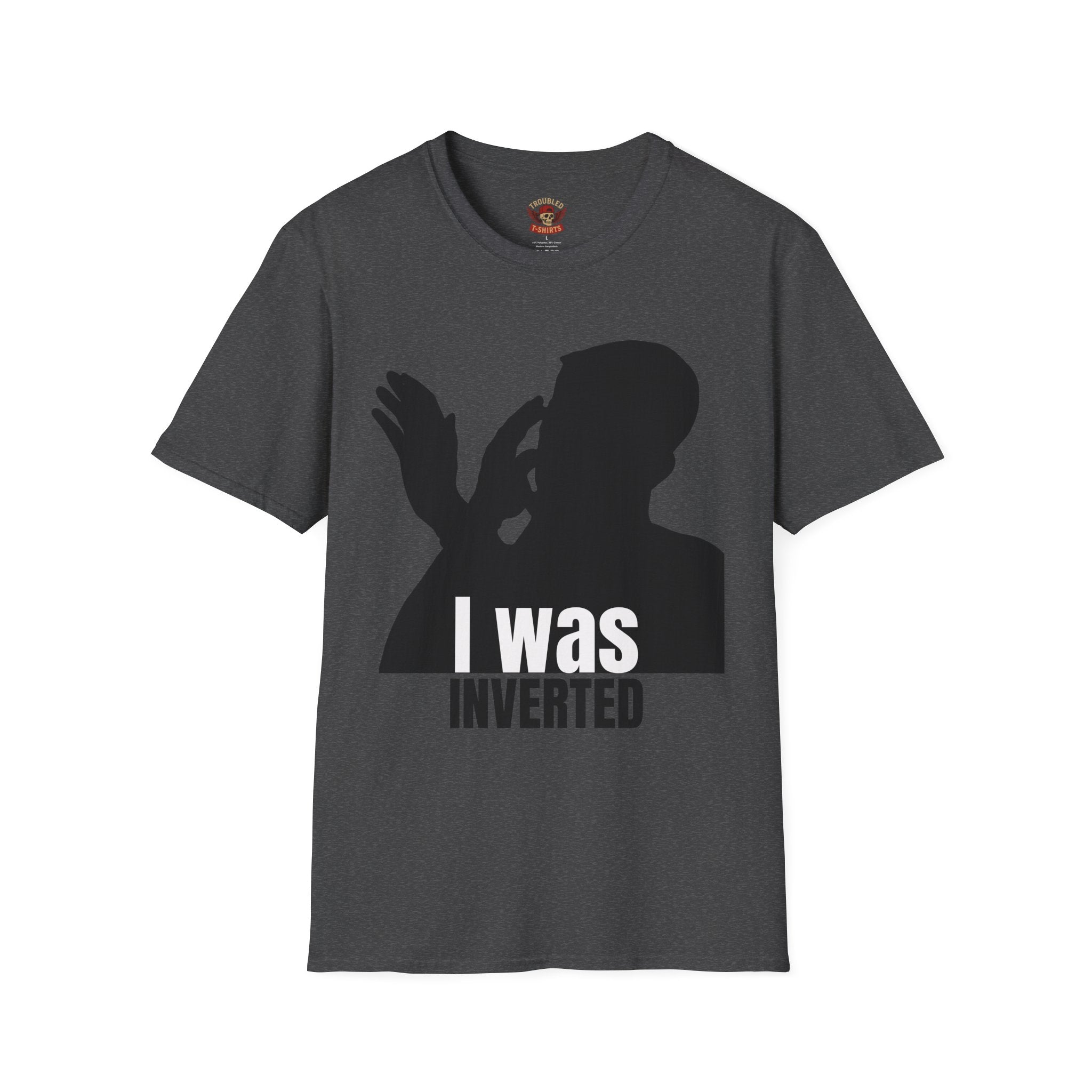 I Was Inverted T-Shirt — Retro Silhouette Graphic Tee