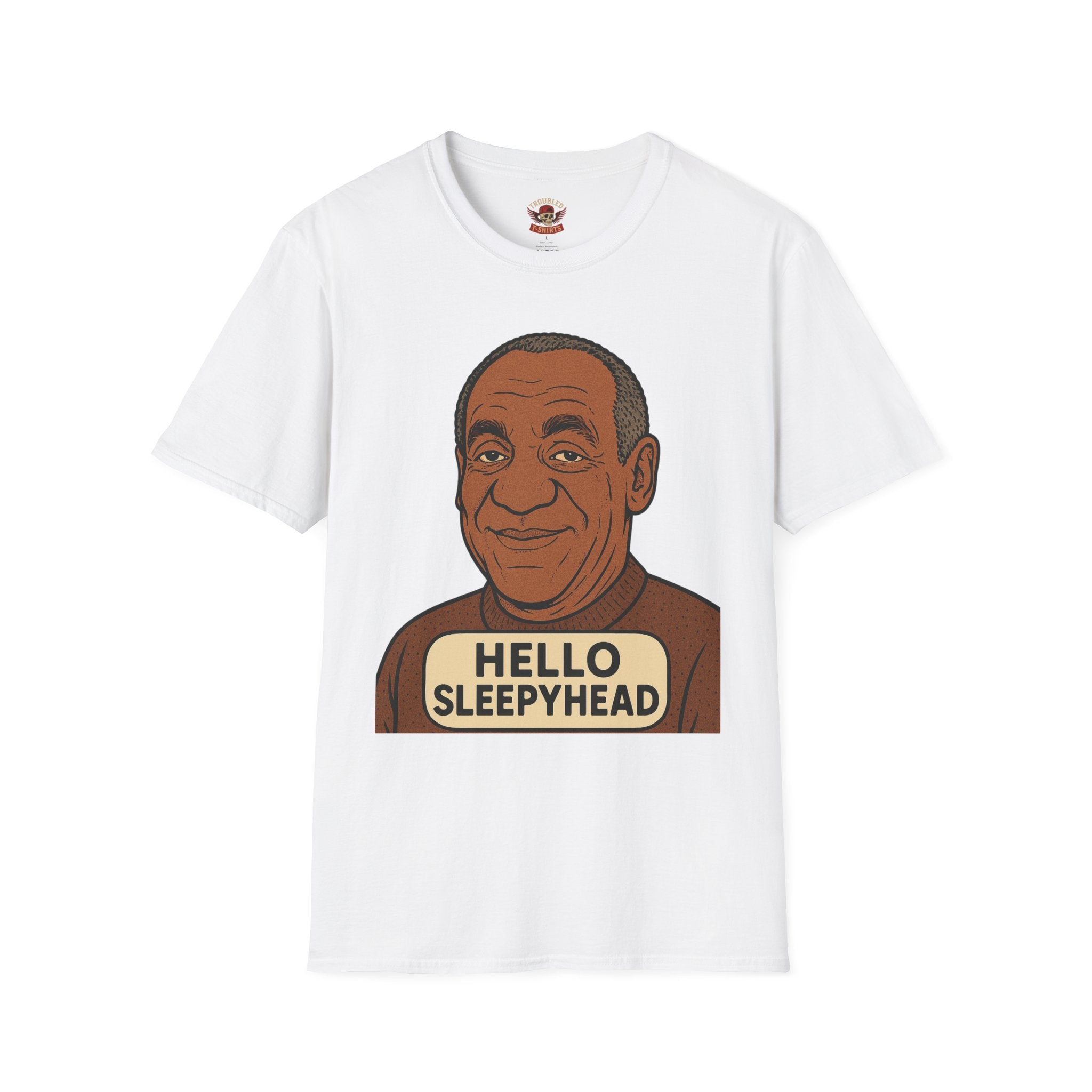 Hello Sleepyhead T-Shirt — Funny Retro Portrait Graphic Tee