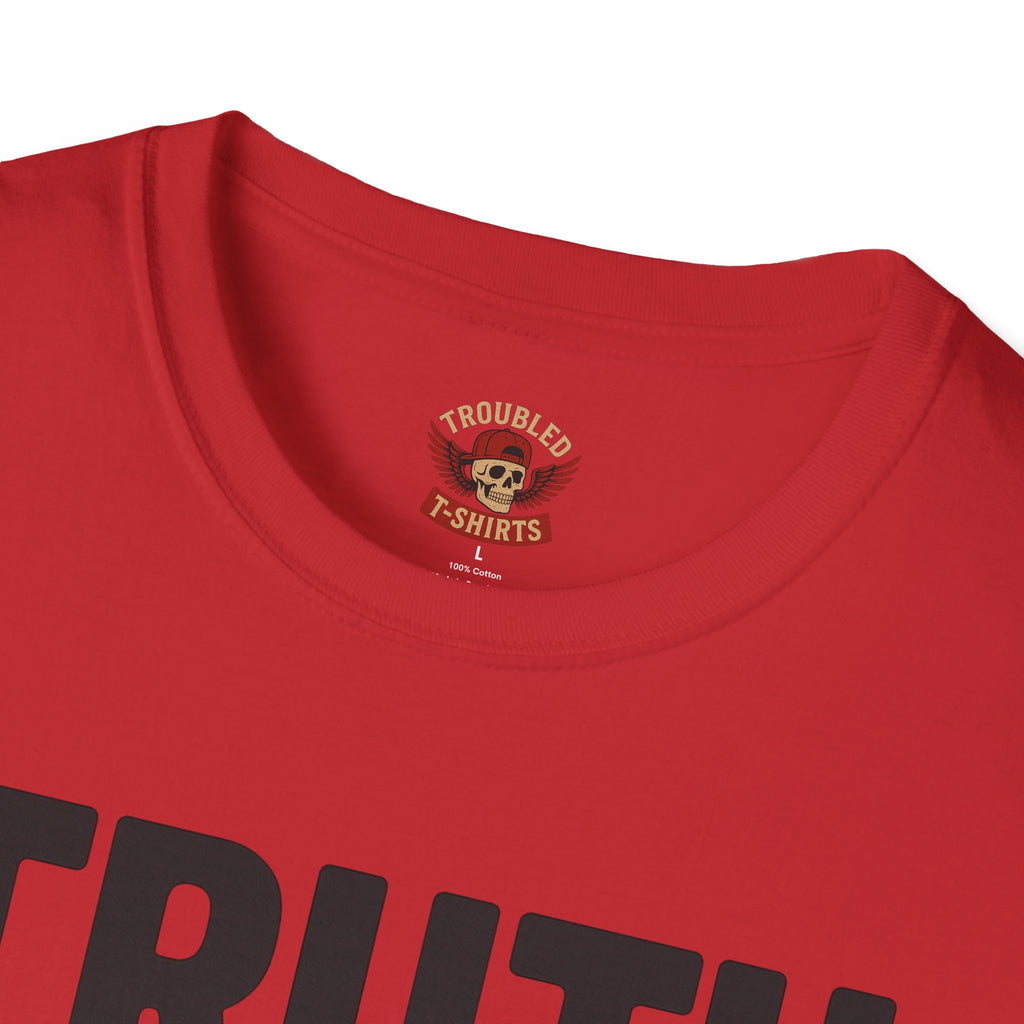 Truth, Lies & GoPro Footage T-Shirt — Funny Statement Tee for Videographers